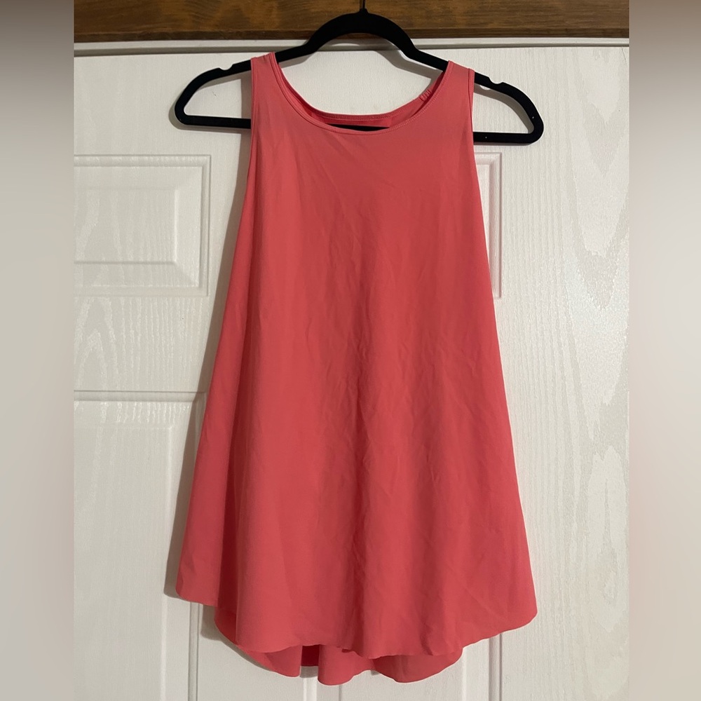 ZYIA Coral Pink Double Racer Tank Size XXXL